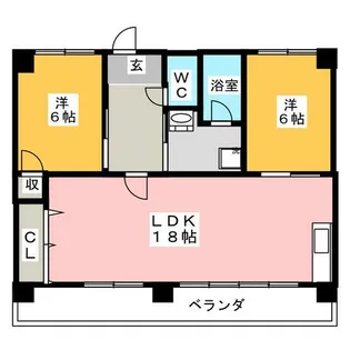 三洋ビル【3階】の間取り