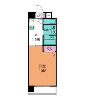 パレスサイド泉【4階】の間取り