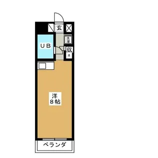 Komodokasa Miwa【6階】の間取り