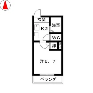 第3酒井グリーンハイツ【2階】の間取り