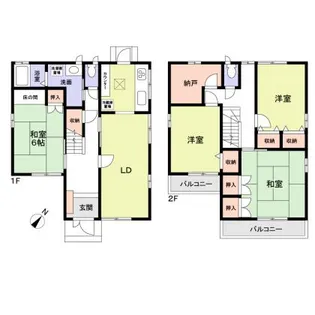 大阪府高石市綾園2丁目【一戸建】の間取り