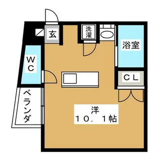 Tステージ新栄【4階】の間取り