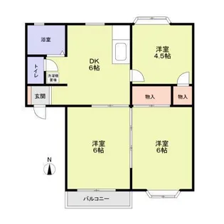 アネックスオガワB棟【1階】の間取り