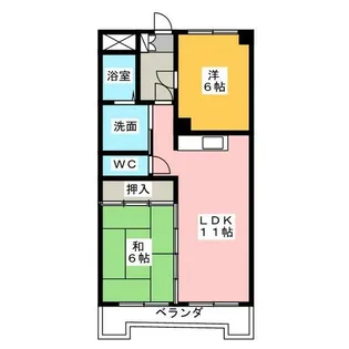 リビュー豊島【502号室】の間取り