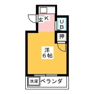 コーポ岩間【3階】の間取り