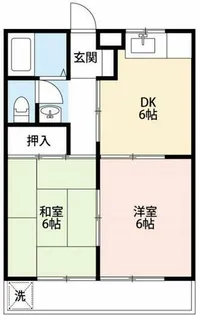 栄サンハイツ【302号室】の間取り