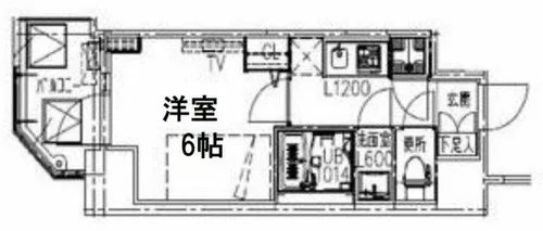 S-RESIDENCE都島Lux【10階】の間取り