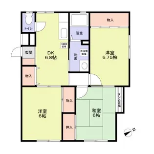 ハイツKOYAMA【2階】の間取り