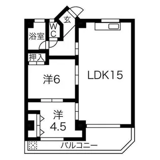 アートスクエア【3C号室】の間取り