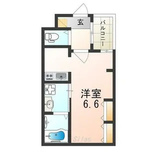 大阪府堺市堺区少林寺町東3丁【マンション】の間取り