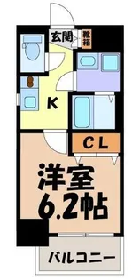 エステムコート名古屋金山サウスゲート【14階】の間取り