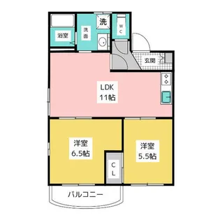 グリーンヒル旭【2階】の間取り
