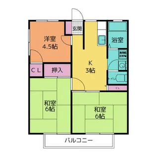 パナハイツアマノ【1階】の間取り