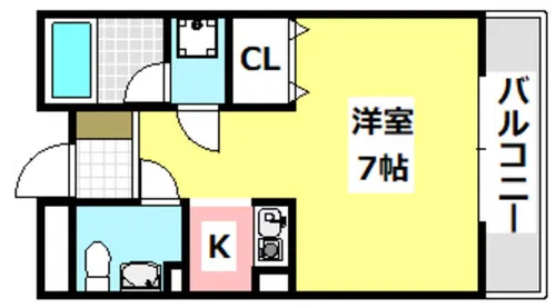 アビタ細川総持寺【5階】の間取り