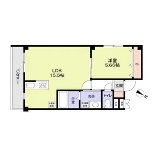 ENDLESSLY 北中振【306号室】の間取り