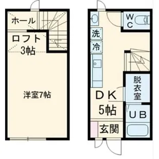 ヴォールデア田主丸【B-1号室】の間取り