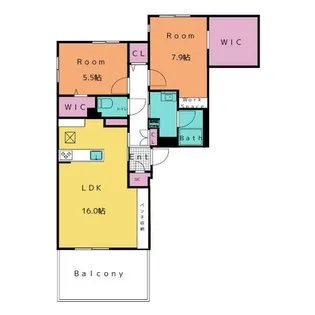 HIGH LINE PARK B棟【1階】の間取り