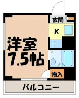 エアリー千成【4階】の間取り