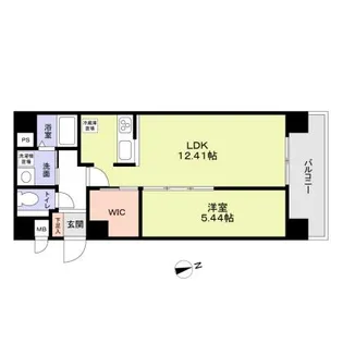 JJ RESIDENCE NISHIKUJO【3階】の間取り