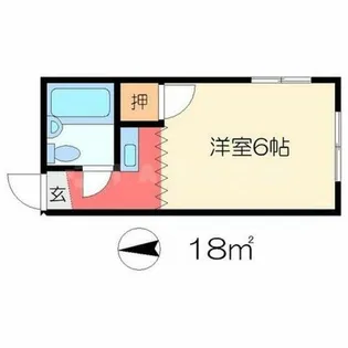 新神楽荘【2階】の間取り