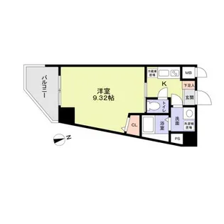 JJ RESIDENCE NISHIKUJO【901号室】の間取り