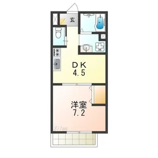 アネックスNANIWA【2階】の間取り