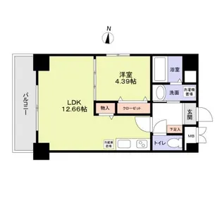 GRANDUKE鶴舞prost【801号室】の間取り