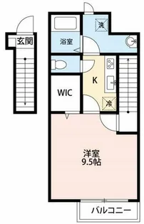 リーブル行連【205号室】の間取り