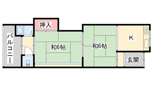 平池ハイツ【102号室】の間取り