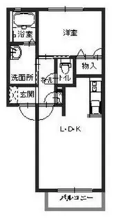 シャーメゾンかみや【1階】の間取り