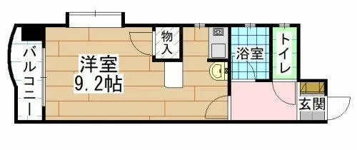 シェリール片野通り【7階】の間取り
