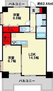 サンシャインプリンセス五番街【4階】の間取り