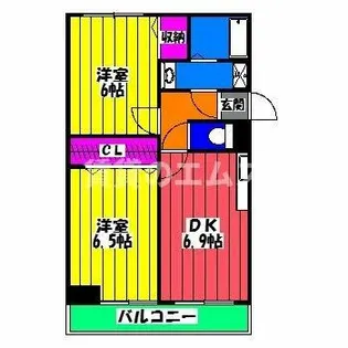 ルミエールKUSANO【301号室】の間取り
