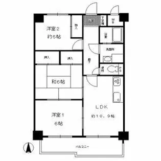 グランドール大幸Ⅰ【4階】の間取り