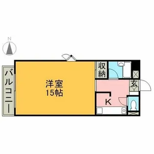 泉グランドビル【4階】の間取り