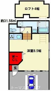 T the style【1階】の間取り