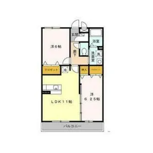 タクティス【2階】の間取り