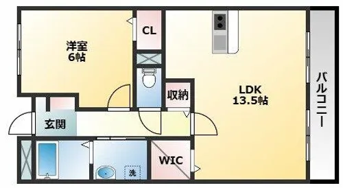 ブリージーウェイ【3階】の間取り