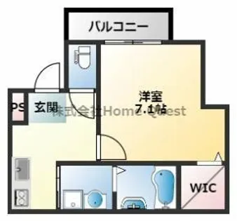 フジパレス近鉄長瀬【2階】の間取り