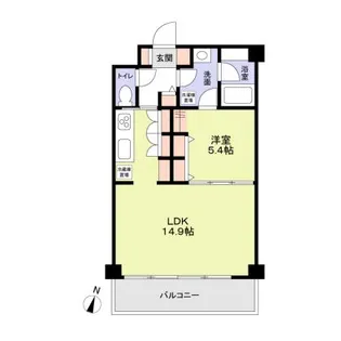CREST Residence【1階】の間取り