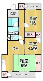 パインアベニュー【2階】の間取り