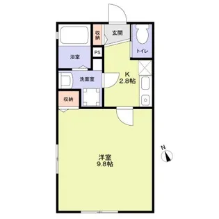 メゾン美咲【1階】の間取り