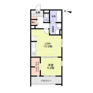 BENE OKAMOTO【3階】の間取り