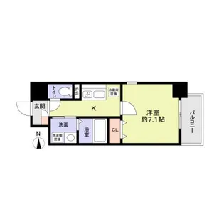 カルマート【7階】の間取り