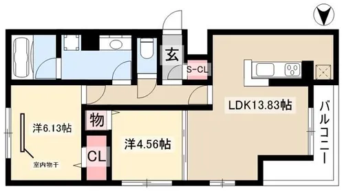 ガーデンテラス【3階】の間取り
