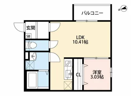 NEXT YOU 稲田新町【2階】の間取り