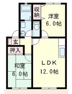ムリノ・ア・ヴェント【1階】の間取り