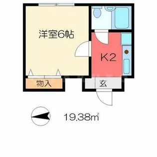 アビタシオン鴨川【-1階】の間取り