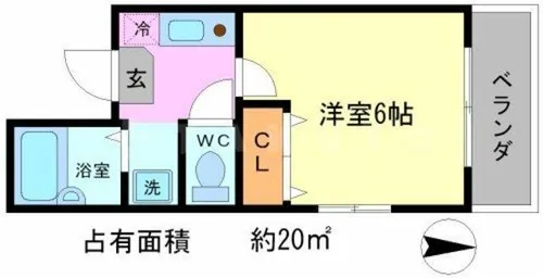 スウィートルーム聖護院西【402号室】の間取り