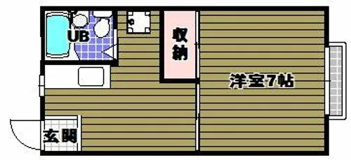 サニーハイツスタニ【2階】の間取り